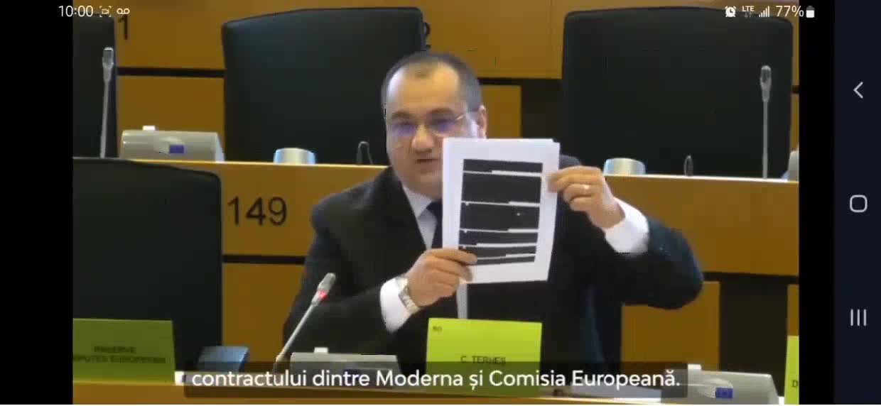 European MEP CALLS OUT THE COVID19 VACCINE SCAMM RIGHT IN PARLIMENT