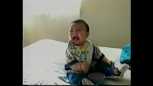 Baby smile like crazy