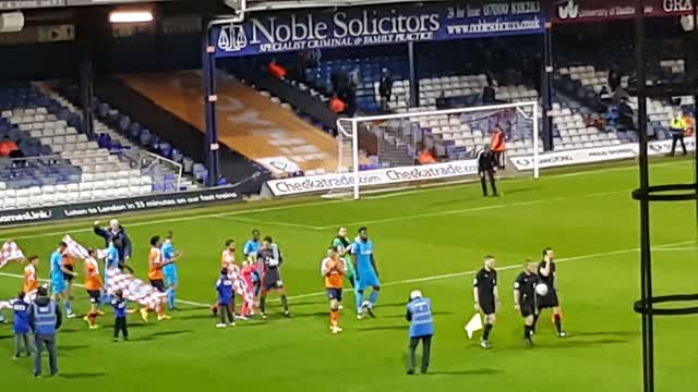 Luton Town walking out