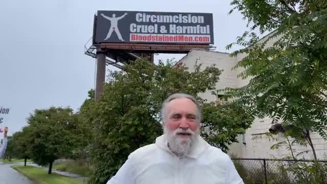 An Intactivist Billboard in Buffalo New York