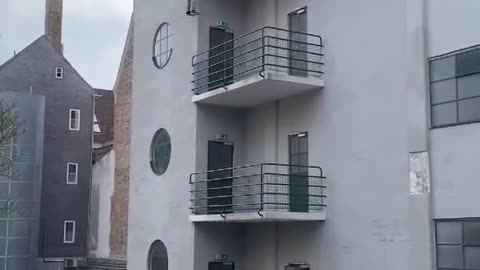 jumping out of the building window