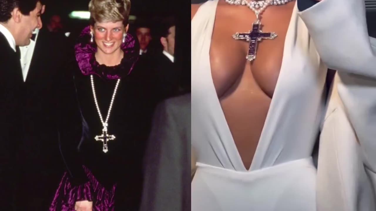 Kim Kardashian is facing backlash for wearing Princess Diana’s $200K cross necklace