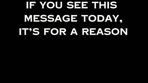 Just so you know