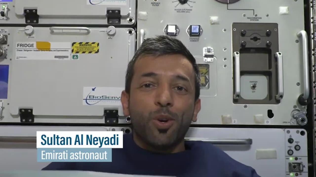 Sultan al neyadi shows us how to make coffee in space