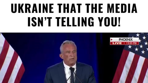 RFK Jr: The Truth About The War In Ukraine That The Media Isn't Telling You!