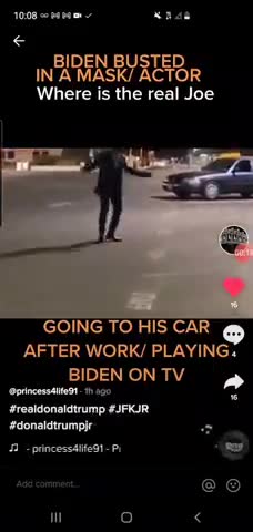FAKE JOE BIDEN ACTOR BUSTED!