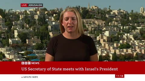 How israel defends itself matter ,says us diplomat blinken as he underline support ,BBC NEWS