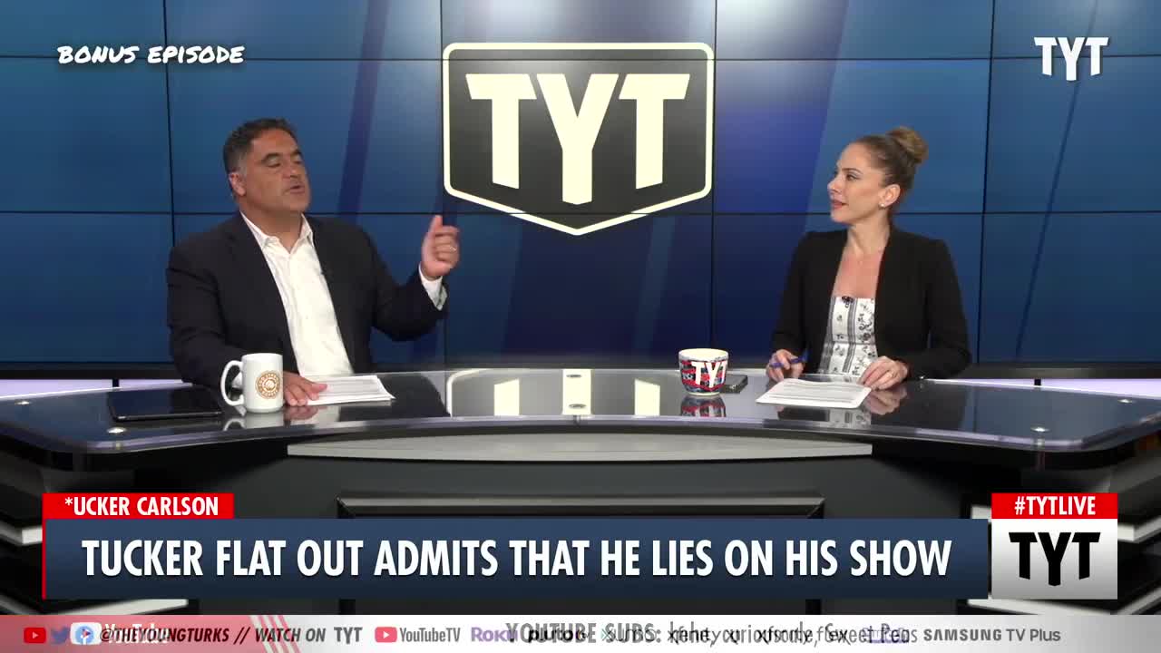 Tucker Carlson admitted to Dave Rubin that he lies on air sometimes when he's cornered by a guest.