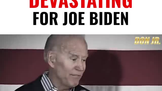THIS VIDEO IS DEVASTATING FOR JOE 'demented' BIDEN
