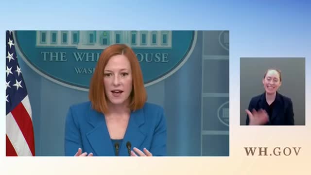 Press Briefing by Press Secretary Jen Psaki