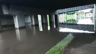 Flooded road