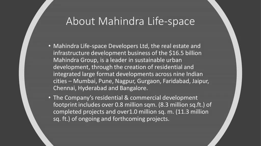 Joyful Place Premium 1, 2 & 3 BHK Apartment Sale in Bangalore at Mahindra Eden