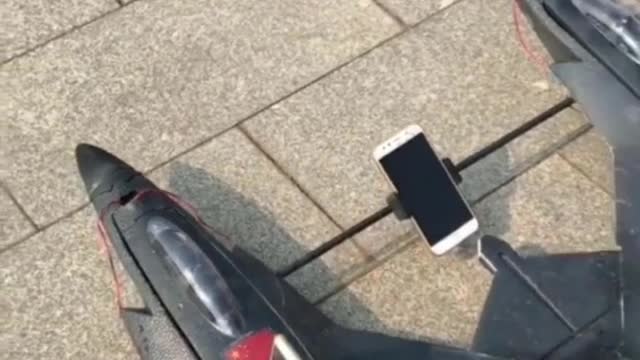 look at the size of this drone