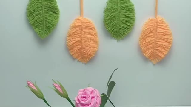 Here comes the wool leaf tutorial