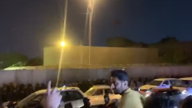 Iraqi protesters outside the Turkish embassy in Baghdad and demanding accountability the massacre