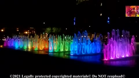 Perfect Synchronization *** Between Water Fountain and Colorful Lights Show