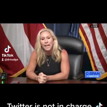 Twitter is not in charge.