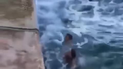 That's what it means - caught a wave