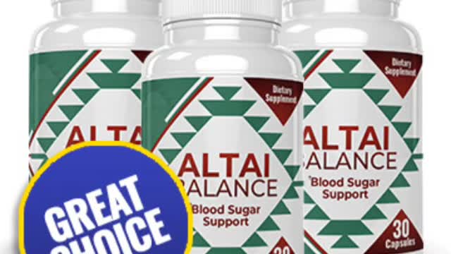 Altai balance blood sugar support