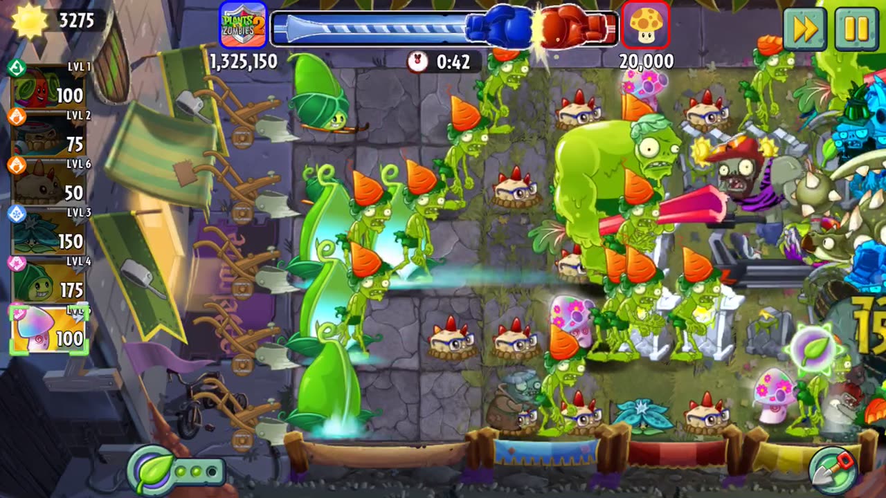 Pvz2 arena fight with Zoybean Pod Plant vs zombies | PvZ 2 Arena Shop: Efficient Spending Tips