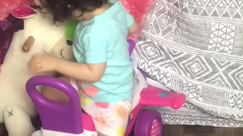 Backwards plane ride