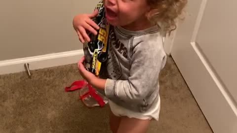 Kiddo Doesn't Realize He's Totally Fine