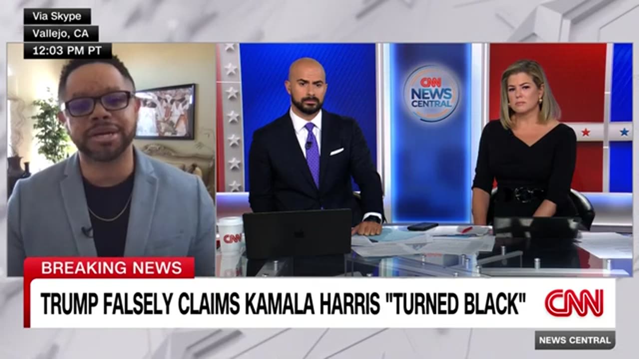 ‘You need to be careful with this’: GOP strategist on Trump’s rhetoric about Kamala Harris’ race