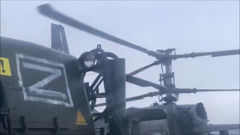 Russian Troops Move Helicopters From Chernobaevka