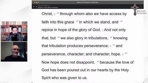 IFF Bible Study - Romans 5 (part 10)