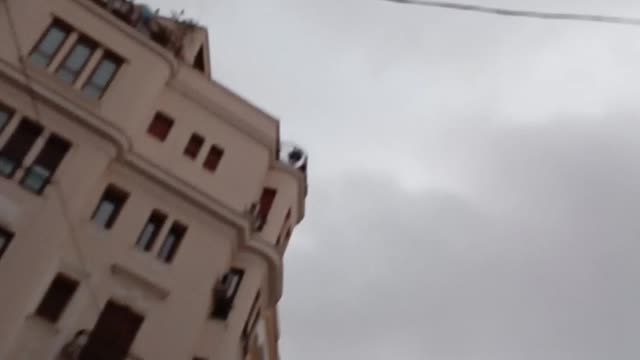 Madrid sky footage 12/7/2021