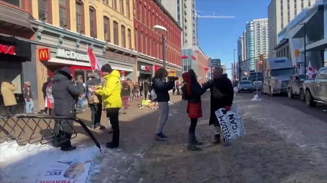 Freedom Convoy: Trucker Protest Sunday Afternoon