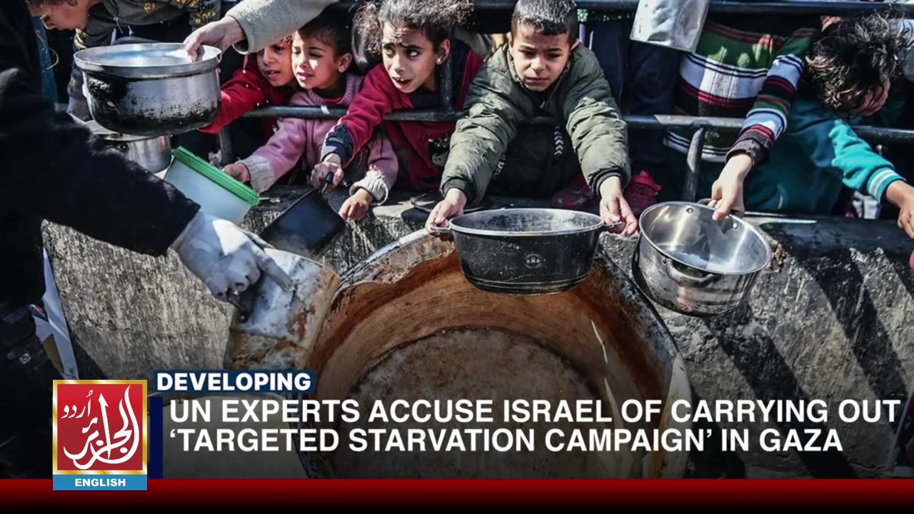 Israel Conducting Targeted Starvation in Gaza | Aljazairurdu