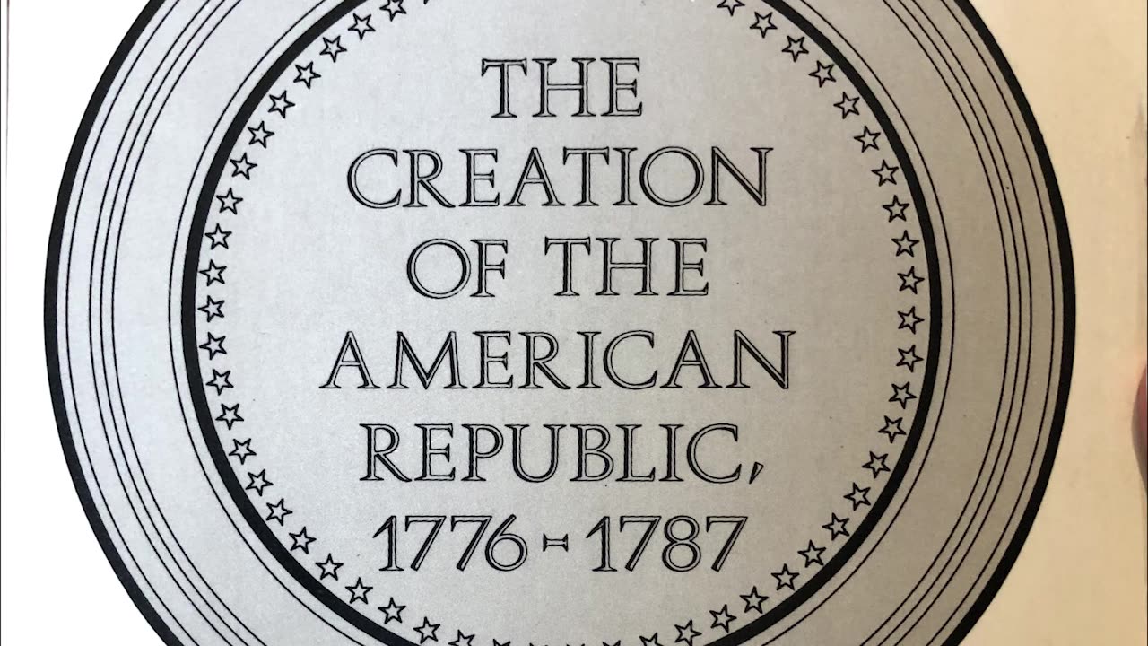 Preface to THE CREATION OF THE AMERICAN REPUBLIC