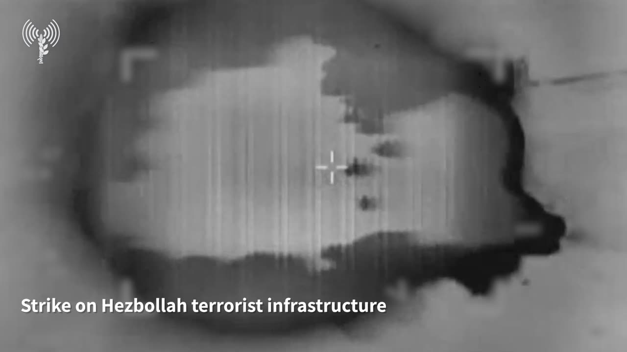 IDF: A short while ago, an IDF fighter jet struck Hezbollah terrorist infrastructure in