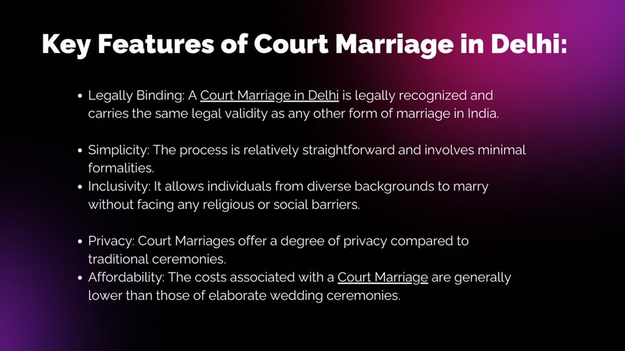 Court Marriage in Delhi