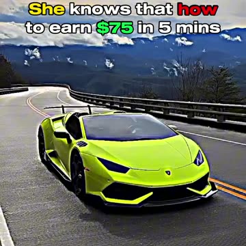 She Knows That How to Make $75 in 5 Mins 🤑🤑