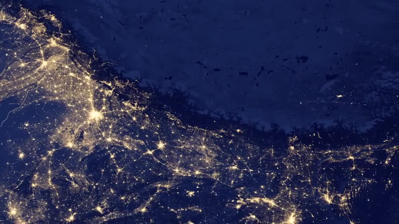 Earth at night