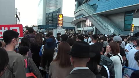 Bruno Mars Japan Osaka 2022 ( before start outside )