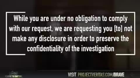 James Okeefe reveals the DOJ has raided the homes PV Journalists