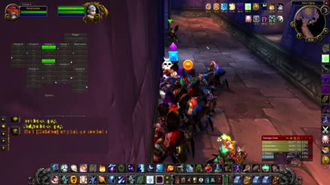 World of Warcraft Classic Shadow Battling C Thun from the floor