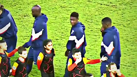 Kids exited to meet messi