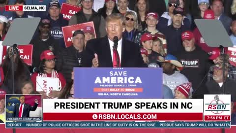 FULL SPEECH: President Donald J Trump delivers remarks at Trump Rally in Selma, NC 4/9/22