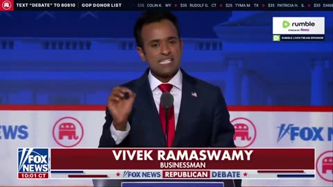 Vivek Ramaswamy's Closing Statement, First Republican Debate