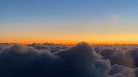 Through storm clouds