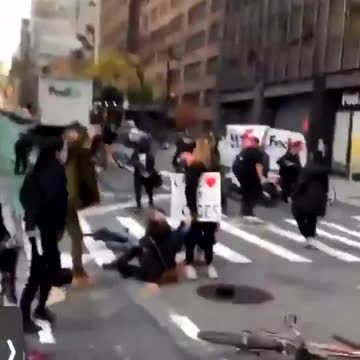 BMW 'plows' BLM in NYC