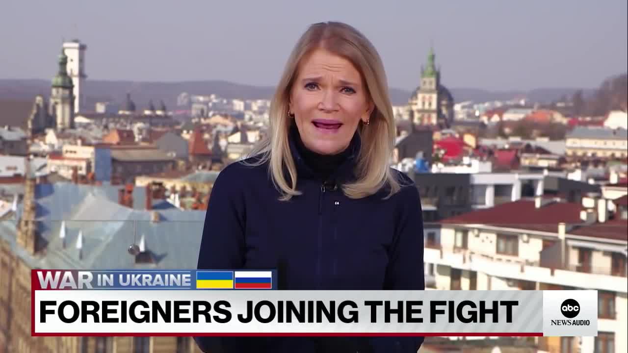Foreigners joining Ukraine's military to combat Russian invasion