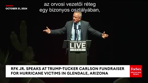 ifj. Robert F. Kennedy beszéde Glendale, Arizónában 2024.10.31.