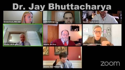 Dr. Jay Bhuttacharya testifies in NH to ban vaccine passports