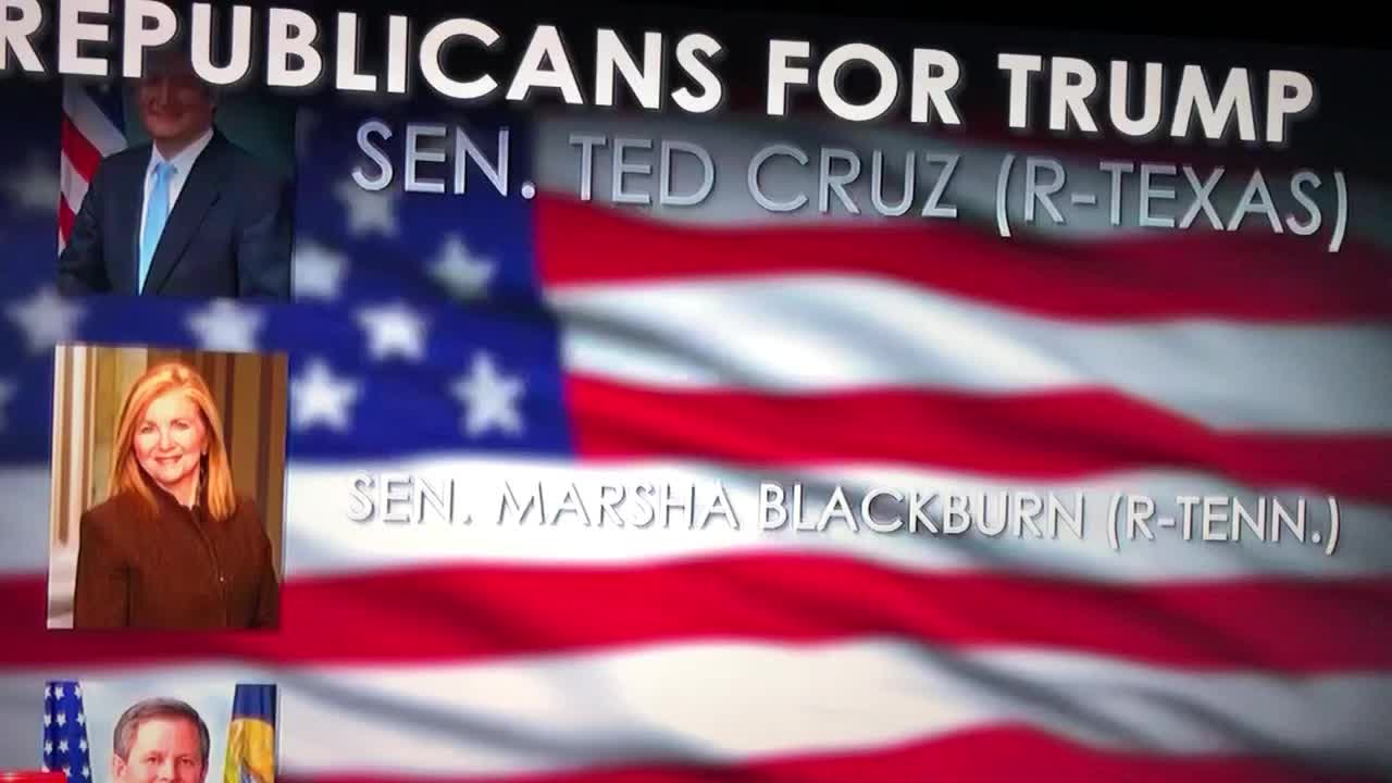 Republicans who supported Trump