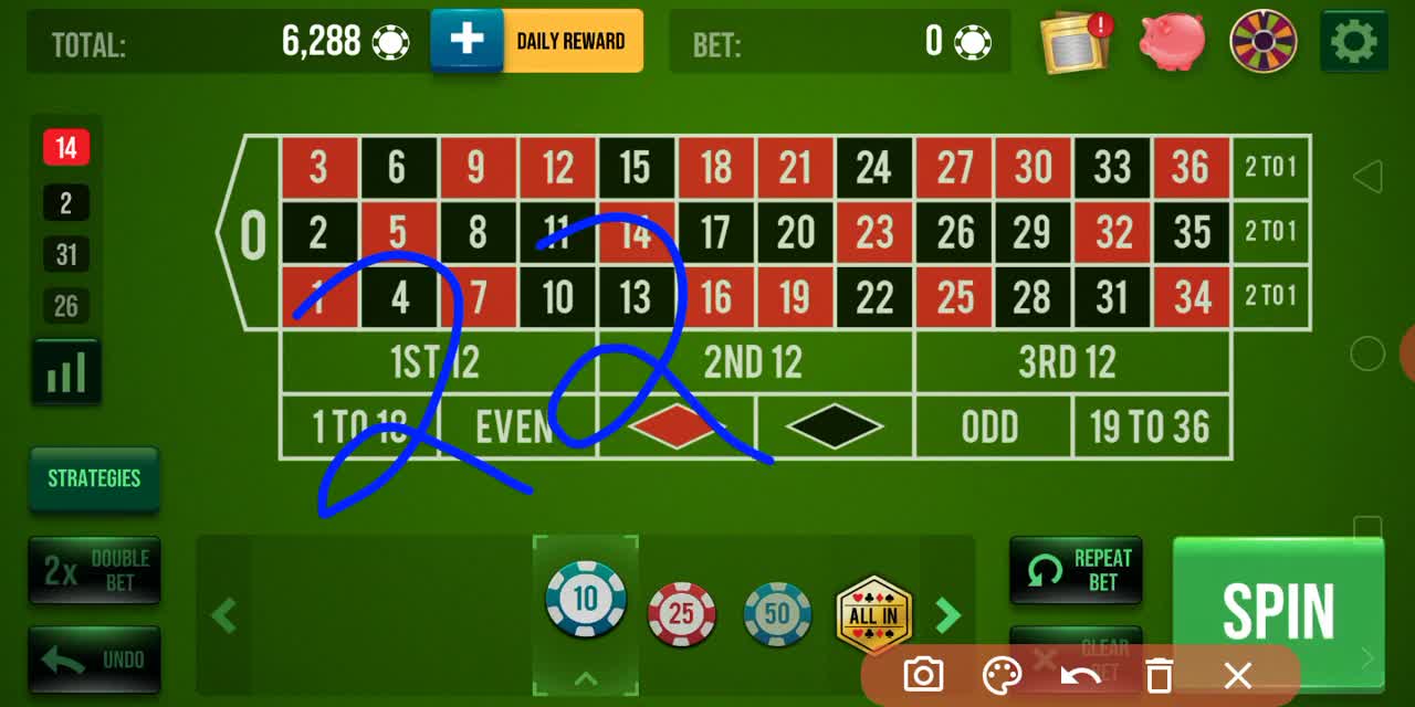 100% winning strategy in Roulette / No progression needed / All 37 number covered